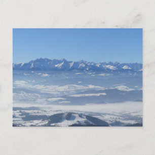 Tatras vintervy från Gorce Poster Vykort