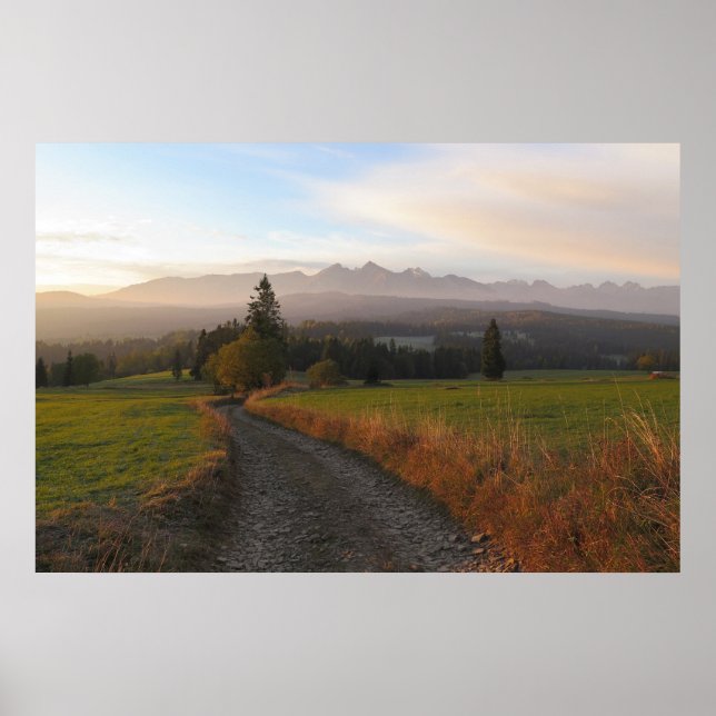 Tatras-vy från Spis Poster (Framsidan)