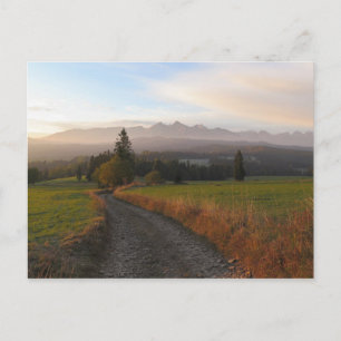 Tatras-vy från Spis-Poster Vykort