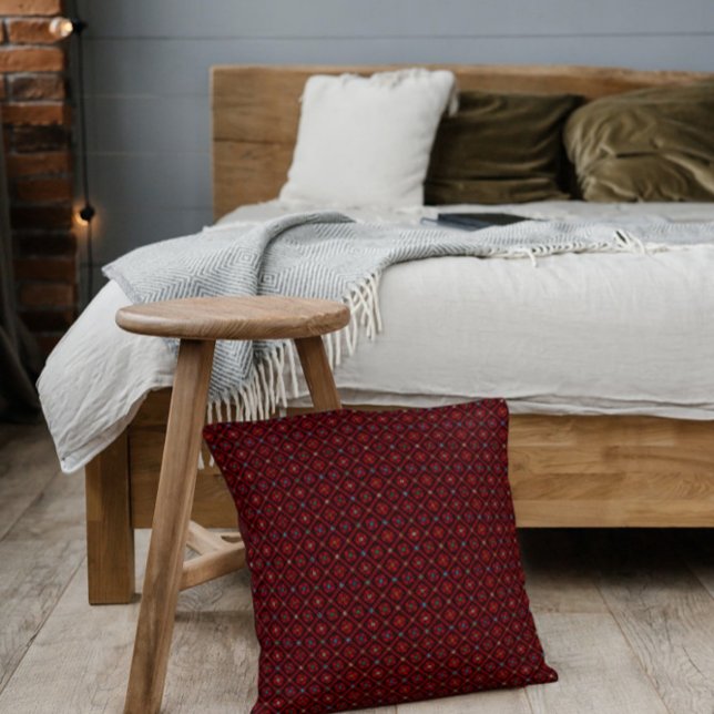 Tatreez Arab Thobe Artwork Mönster Henna Decor Kudde (Skapare uppladdad)