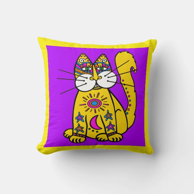 Tatt Cat Kudde (Framsida)