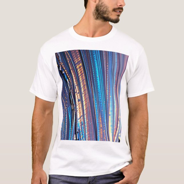 tätt intill den ekologiska abstrakten från bevattn t shirt (Framsida)