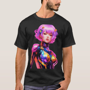 Tätt utrymme kostym som bärs av en kvinna t shirt