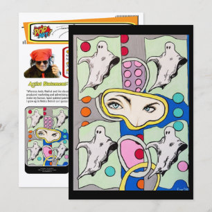 ‘Tattletales in the Spirit Box’ MIni Print Inbjudningar