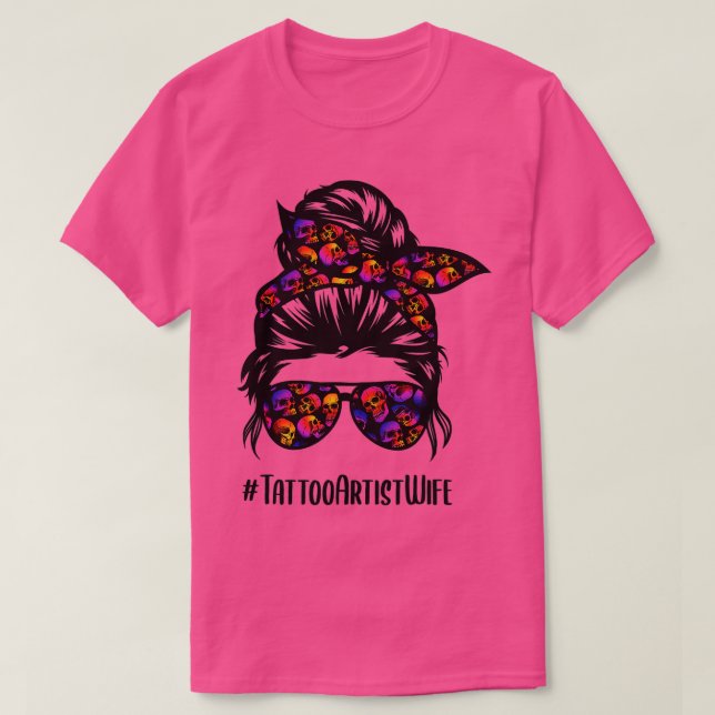 Tatto Artist fru livsnödvändiga bojor glasögon 2 T Shirt (Design framsida)