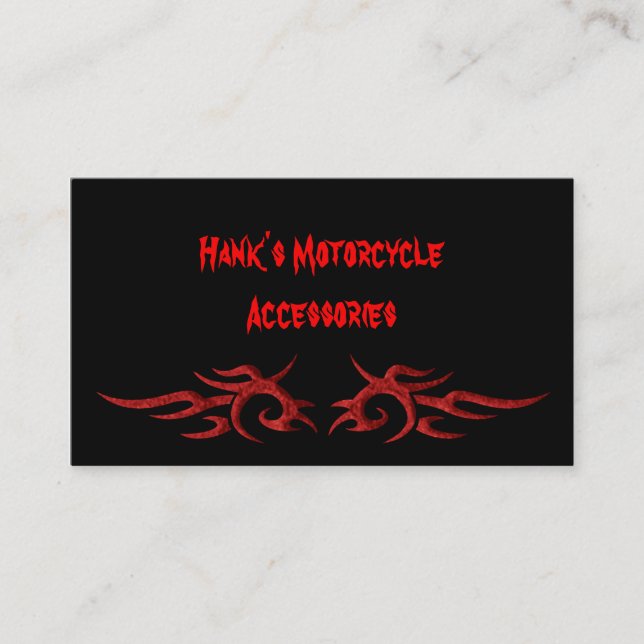 Tatto Artist Visitkort (Framsida)