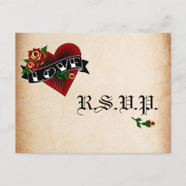 Tatto Heart- och Ro-Bröllop OSA kort