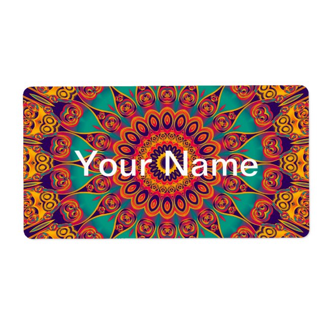 Tatto Kaleidoscope Fractal Fraktsedel (Framsidan)