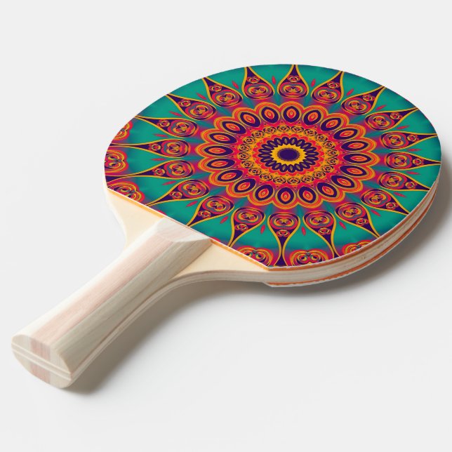 Tatto Kaleidoscope Fractal II Pingisracket (Frontvinkel)