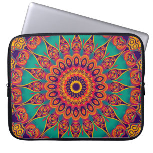 Tatto Kaleidoscope Fractal Laptop Sleeve