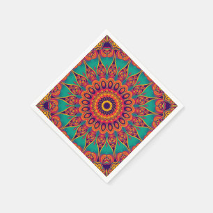 Tatto Kaleidoscope Fractal Pappersservett