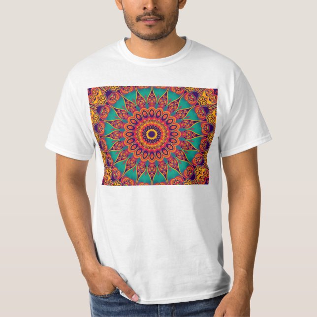 Tatto Kaleidoscope Fractal Tee (Framsida)