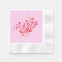 Tatto of Flowers - Napkins