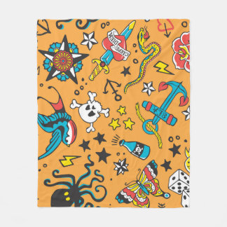 Tatto old school: Cute Seamless Fleecefilt