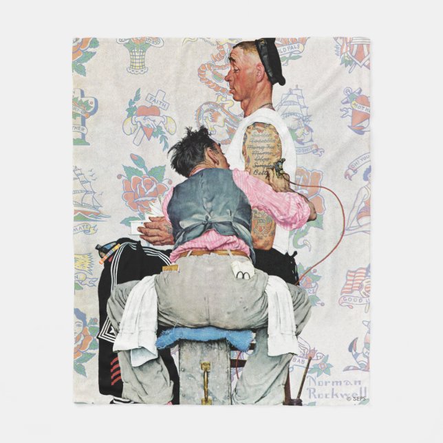 Tattoartist Fleecefilt (Framsidan)