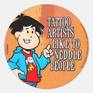 Tattoartist Runt Klistermärke