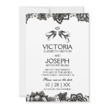 Tattobröllop bjudes ~ Black Birds & Snöre