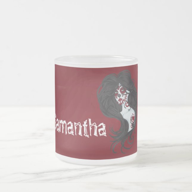 Tattodagen för dödbränd glaskaffe Mugg Kopp (Center)