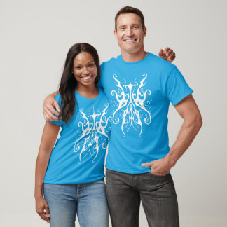 Tattodesign för elegant - vit t shirt