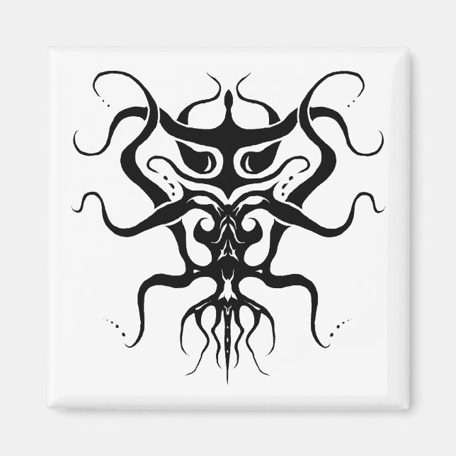 Tattodesign för främmande arter - svart magnet (Framsidan)