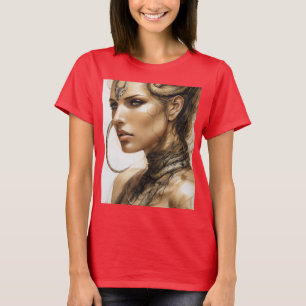 Tattodesign för kraftfulla drakar - Styrkesymbol. T Shirt