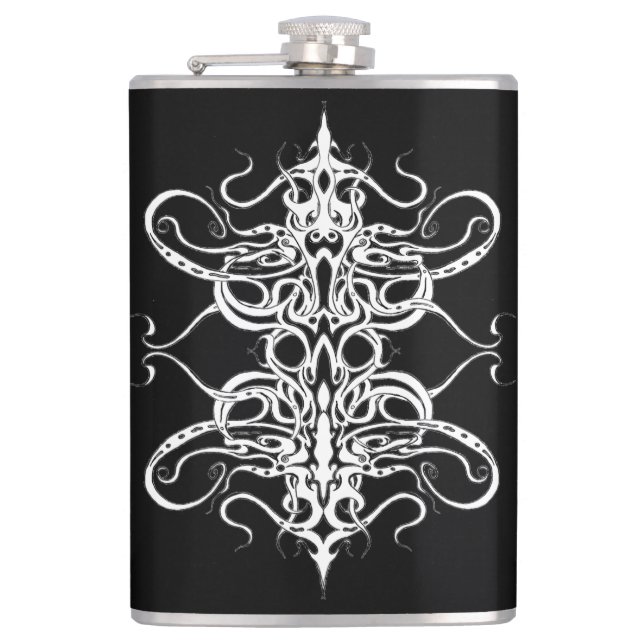 Tattodesign för svarta och vita Abstrakter Fickplunta (Framsidan)