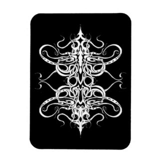 Tattodesign för svarta och vita Abstrakter Magnet