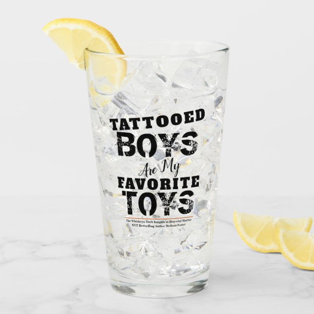 Tattoed Boys är mitt favoritglas för Leksaker-dric Glaskopp (Framsida Ice)