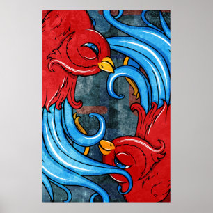 Tattofåglar Poster