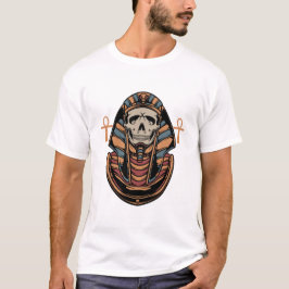 Tattoillustration av faraoh gammal stil t shirt