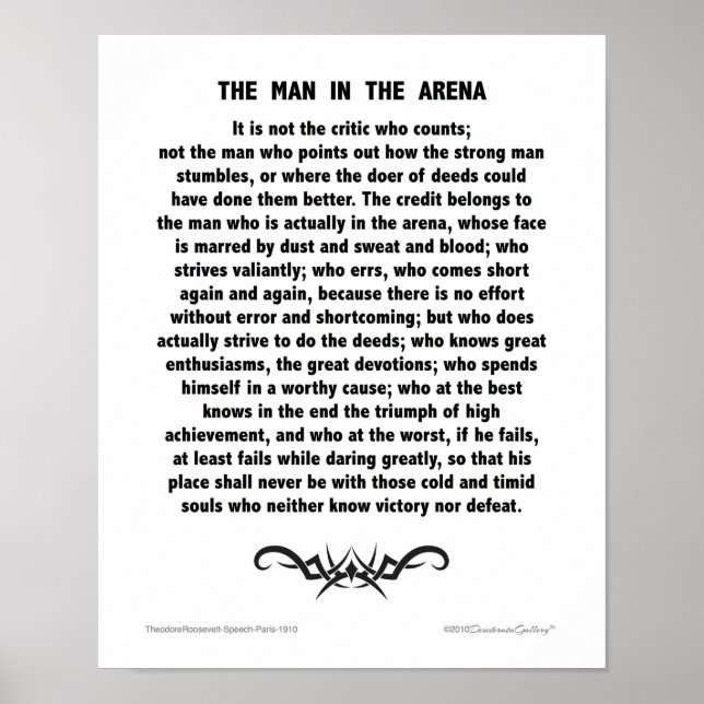 Tattoman i Arena Poster (Framsidan)