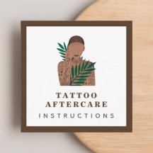 Tattoo Aftercare Instructions Inked Girl Framed