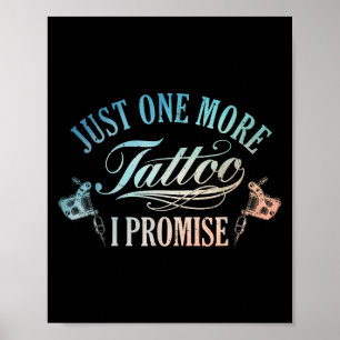 Tattoo Älskare Art För manar Women Tattoo Artist T Poster