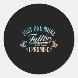 Tattoo Älskare Art För manar Women Tattoo Artist T Runt Klistermärke
