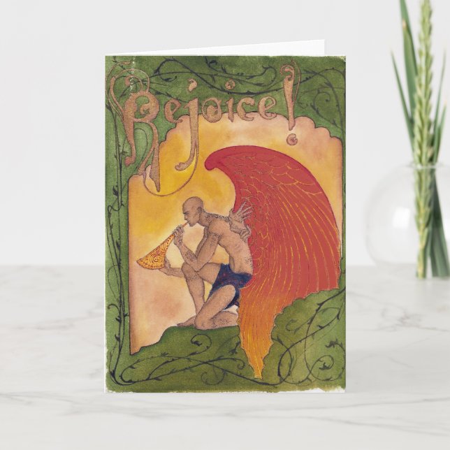 Tattoo Angel 1 Helgkort (Framsida)