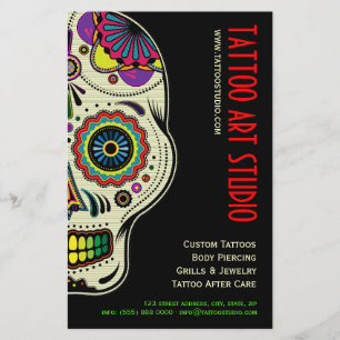 Tattoo Art Shop-flygare Flygblad