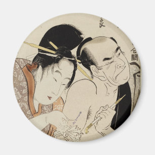 Tattoo Artist Japansk Bra-Art Magnet