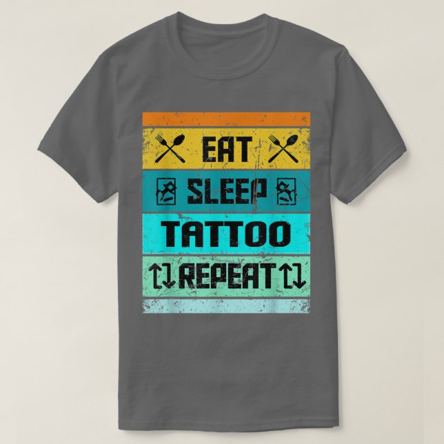 Tattoo Artist Tattoo Älskare Funny Tattooist T Shirt (Design framsida)