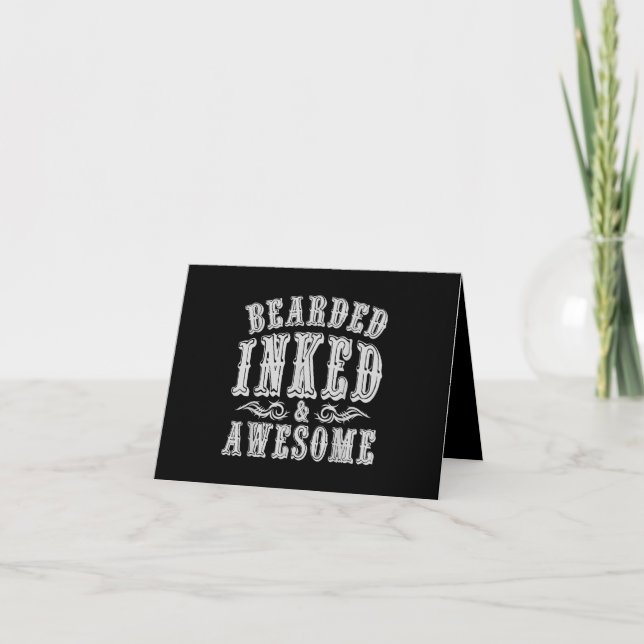Tattoo Artist Tattooist Gift Idea Tattoo Kort (Framsida)