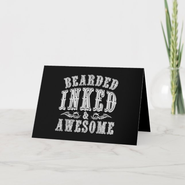 Tattoo Artist Tattooist Gift Idea Tattoo Kort (Framsida)