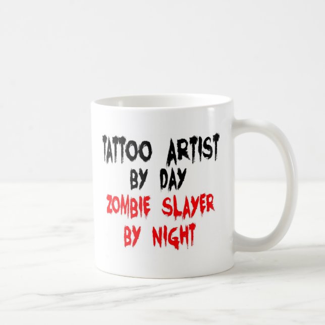 Tattoo Artist Zombie Sayer Kaffemugg (Höger)