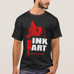 Tattoo Bläck Art Tattooing Maskin Tats Älskare Tat T Shirt