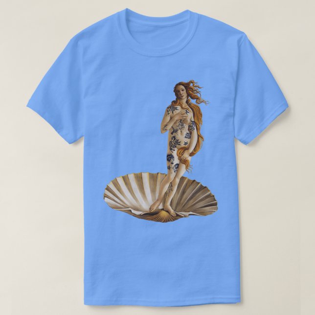Tattoo Botticellix27s Birth of Venus T Shirt (Design framsida)