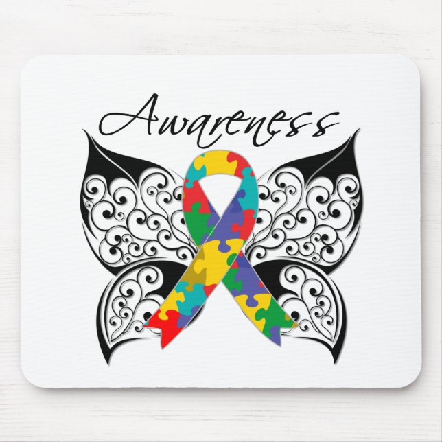 Tattoo Butterfly Awareness - Autism Musmatta (Framsidan)