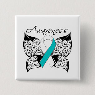 Tattoo Butterfly Awareness - Cervical Cancer Knapp