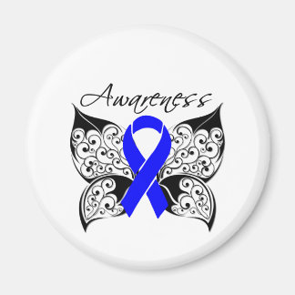 Tattoo Butterfly Awareness - Colon Cancer Magnet
