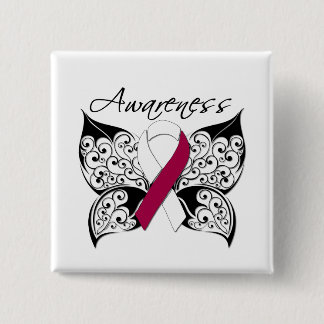 Tattoo Butterfly Awareness - Head Nacke Cancer Knapp