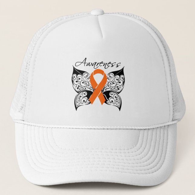 Tattoo Butterfly Awareness - Kidney Cancer Truckerkeps (Framsida)