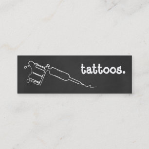 TATTOO CHALK MINI VISITKORT