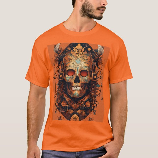 Tattoo Design - Light Färg Background T-Shirt" T Shirt (Framsida)
